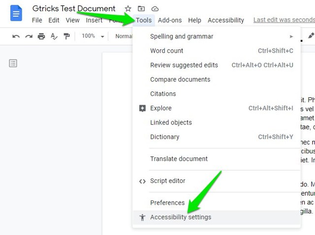 Come ottenere Google Documenti da leggere a te