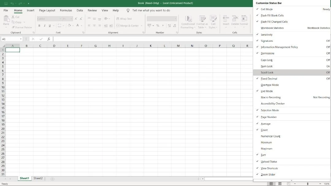 3 Modi per correggere i tasti freccia che non funzionano in Excel