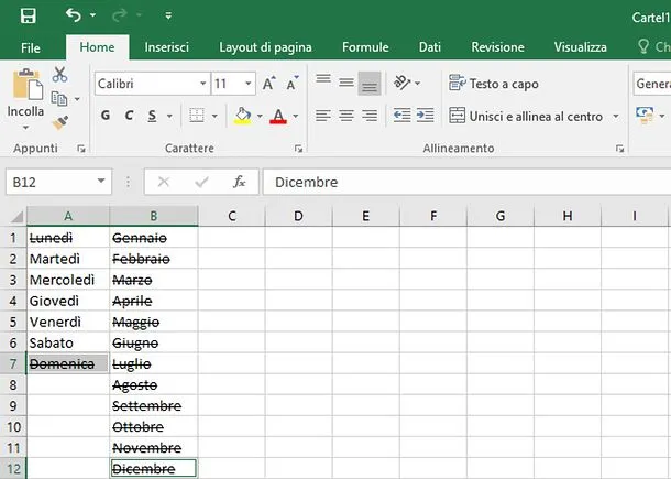 Come barrare in Excel: 8 modi