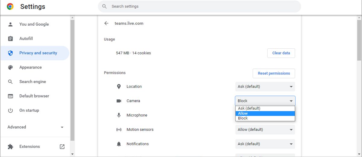 9 modi per risolvere la fotocamera di Microsoft Teams che non funziona