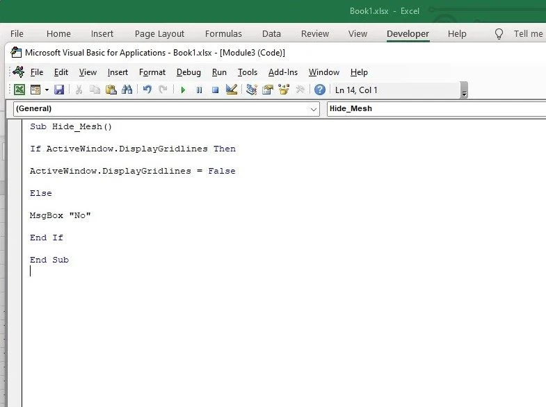 Come nascondere le linee della griglia in Microsoft Excel