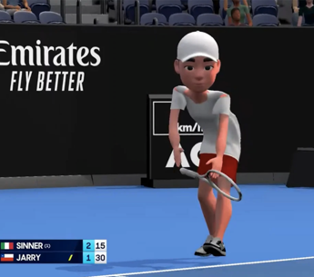 australian open 2025 le dirette su youtube sembrano una partita di wii sports 2