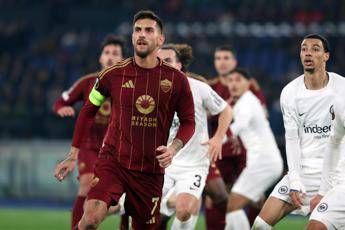 roma eintracht 2 0 giallorossi al playoff di europa league possibile derby con lazio agli ottavi 2