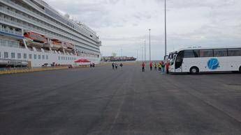 Civitavecchia, oggi per la prima volta nave crociera ormeggiata a Banchina 33