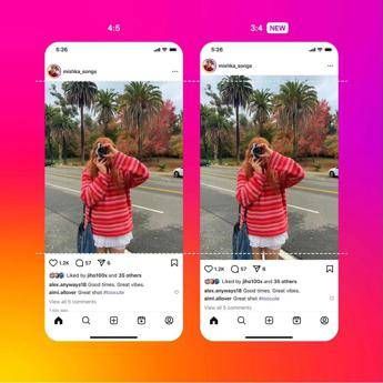 Instagram, basta foto quadrate: arriva un nuovo formato