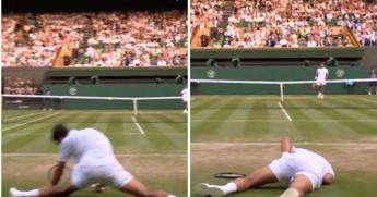 Wimbledon, Djokovic e la caduta da brividi: “Spero di essere a posto per Sinner”