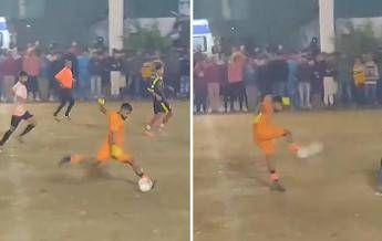 India, il clamoroso gol del portiere come in… ‘Holly e Benji’