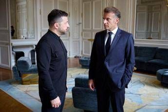 ucraina nuovi raid russi zelensky da macron per intesa su difesa aerea 2