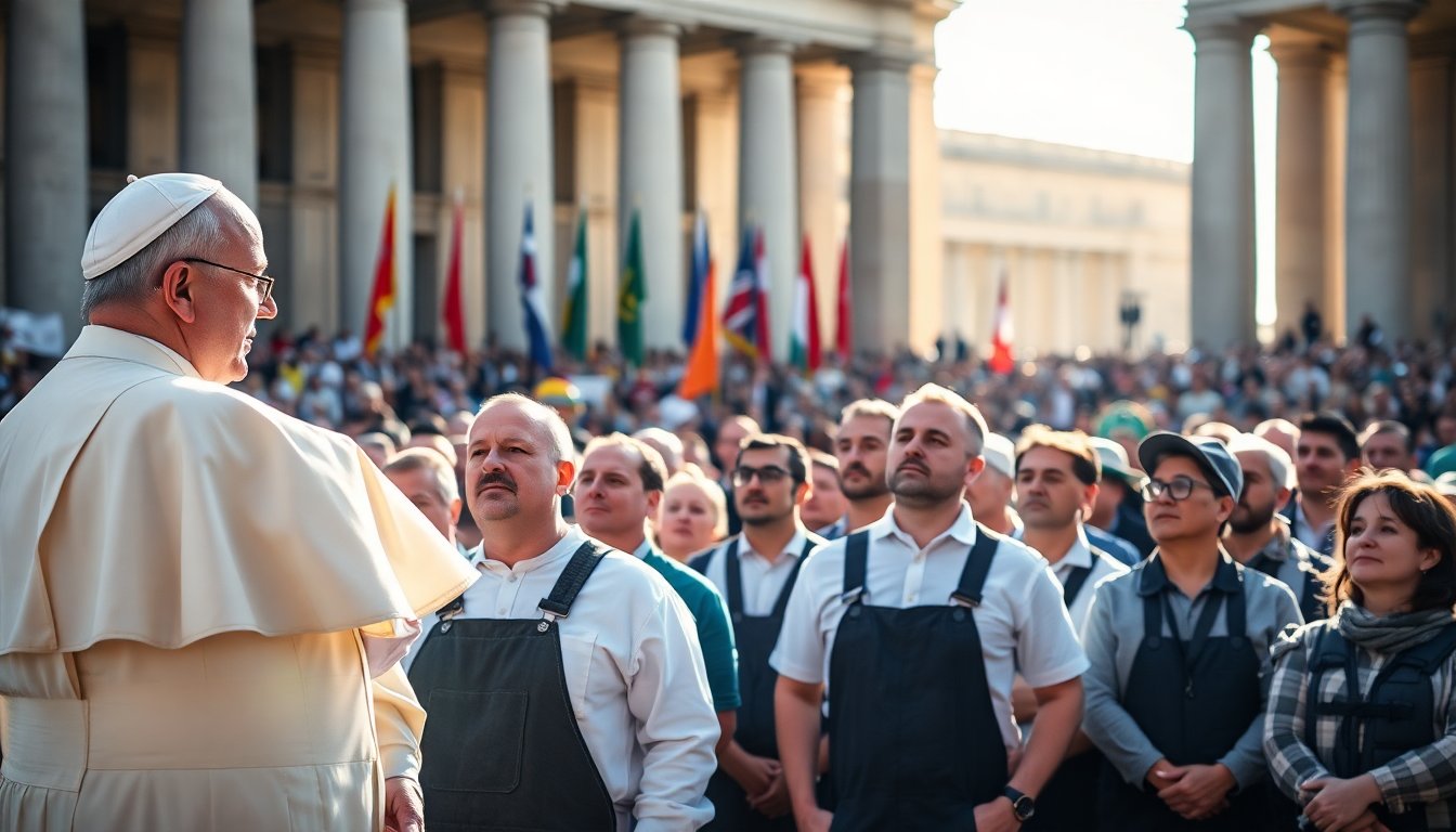 Appello del Papa per la Dignità e la Stabilità nel Mondo del Lavoro