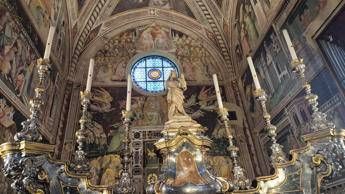 restauro per la madonna della cintola di giovanni pisano 2