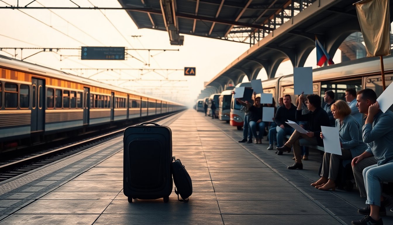 sciopero nazionale dei trasporti: servizi a rischio domani in italia