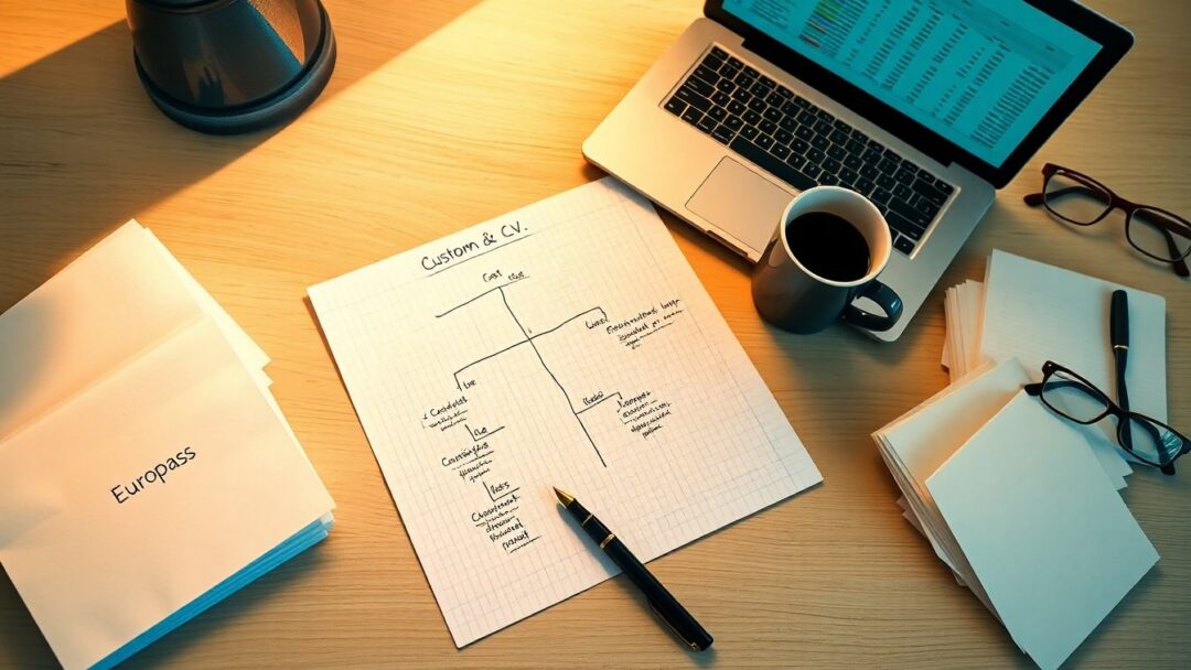 CV Europass o personalizzato: guida rapida con decision tree