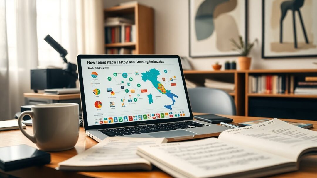Mappa dei settori rapidi in Italia e competenze richieste