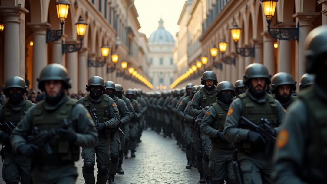 Manifestazione storica a Roma: forze armate e polizia chiedono maggiori tutele