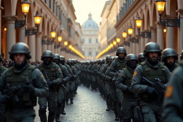 Manifestazione storica a Roma: forze armate e polizia chiedono maggiori tutele