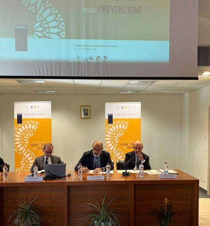 Inail, all’Aquila la Settimana europea della salute e sicurezza sul lavoro