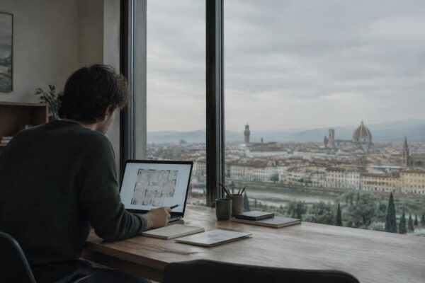 Affordabilità abitativa: anni di stipendio per 80 m² da Firenze a Salento