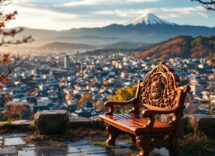 Immagine evocativa delle leggende yokai a Fukusaki