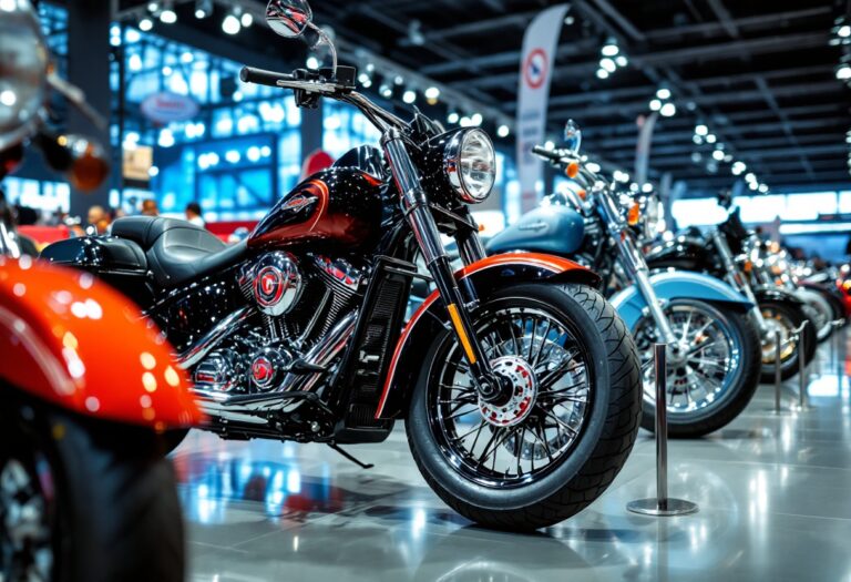 Immagine del Motor Bike Expo 2025 con moto e visitatori