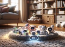 Bambini che giocano con smart toys in un ambiente sicuro