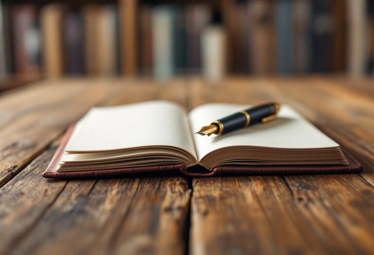 Giovane che scrive a mano su un quaderno