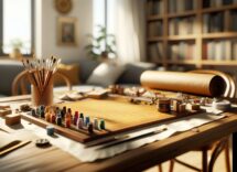 Bambino con alopecia che gioca felice