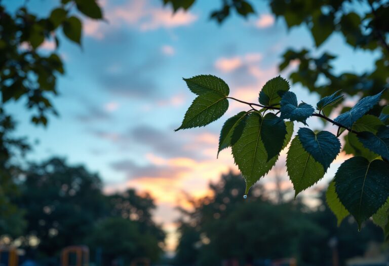 Bambini che giocano all'aperto in un ambiente inquinato