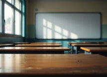 Carabinieri interagiscono con studenti in aula