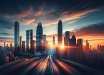 Mappa globale che illustra la geopolitica dell'IA