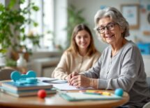 Persone sordocieche che ricevono supporto grazie ai lasciti