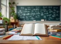 Bambini che giocano con giochi matematici sulle divisioni