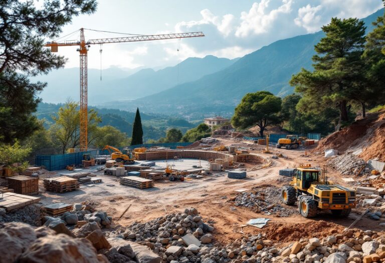 Vista della nuova passeggiata delle fontanelle a Lanuvio