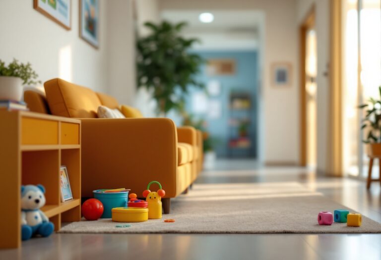 Bambini che discutono di salute mentale in un ambiente sereno