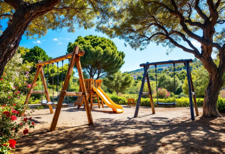 Bambini che giocano all'aperto senza dispositivi digitali