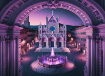 Illuminazione viola a Siena per la giornata delle malattie rare