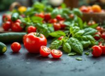 Varietà di cibi sani per una vita lunga e sana