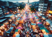 Immagine che rappresenta il Ramadan 2025 con simboli religiosi