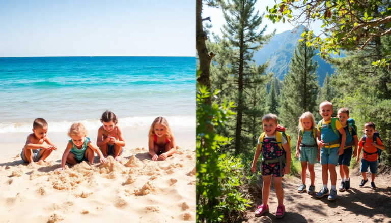 benefici delle vacanze al mare e in montagna per i bambini 1748415961