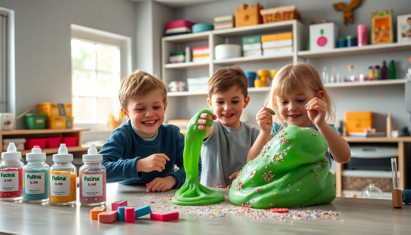 Fucina slime: il kit creativo per piccoli scienziati