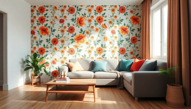 idee creative per decorare la casa con la carta da parati 1746556018