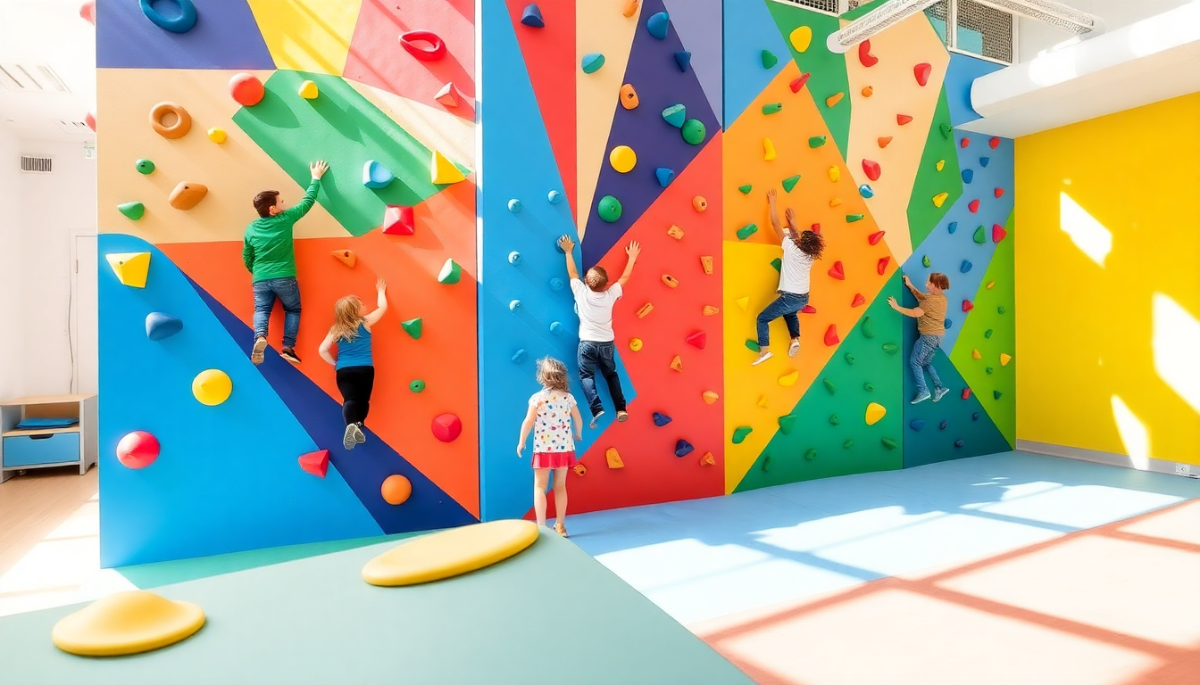 una parete di arrampicata multisensoriale per la riabilitazione dei bambini 1747976847