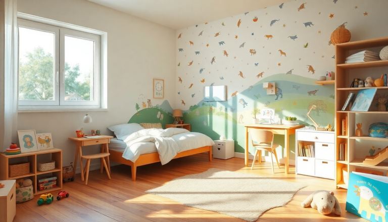 come decorare la cameretta dei bambini con la carta da parati 1749729232