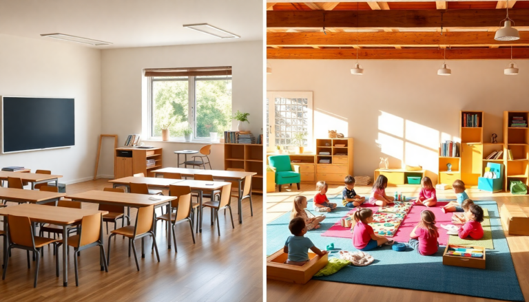 confronto tra metodo montessori e educazione tradizionale differenze e vantaggi per i bambini 1750091739