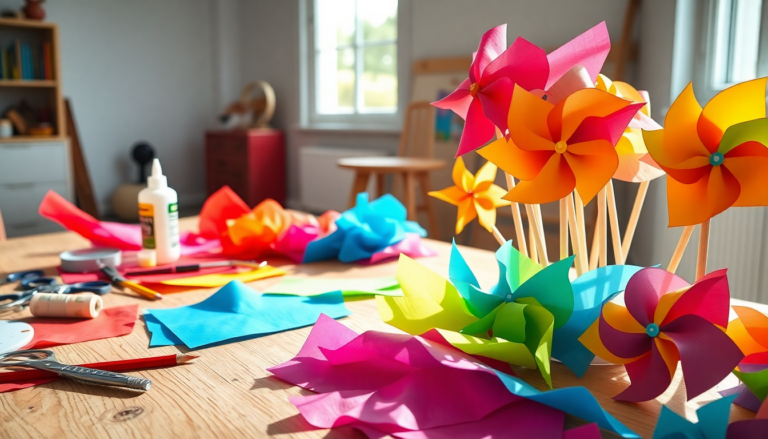 scopri come creare girandole colorate con i bambini per stimolare la loro creativita 1750113744