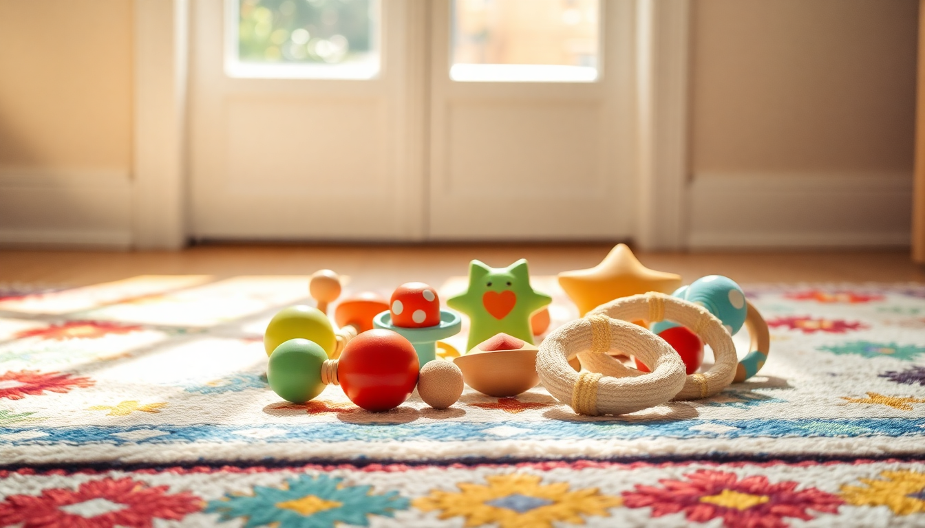 giocattoli in legno e stoffa per neonati stimolo sensoriale e sicurezza 1752372756