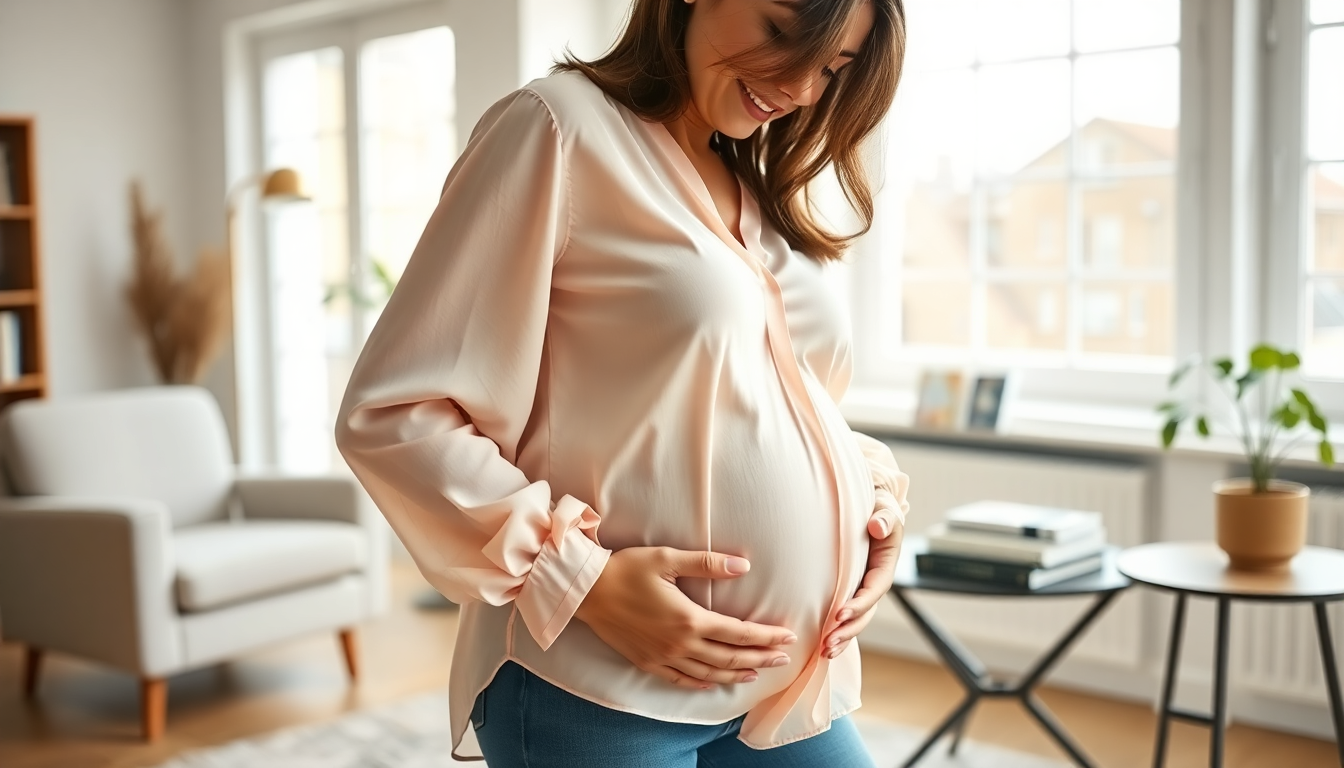 les blouses de grossesse alliant confort et elegance 1752500476