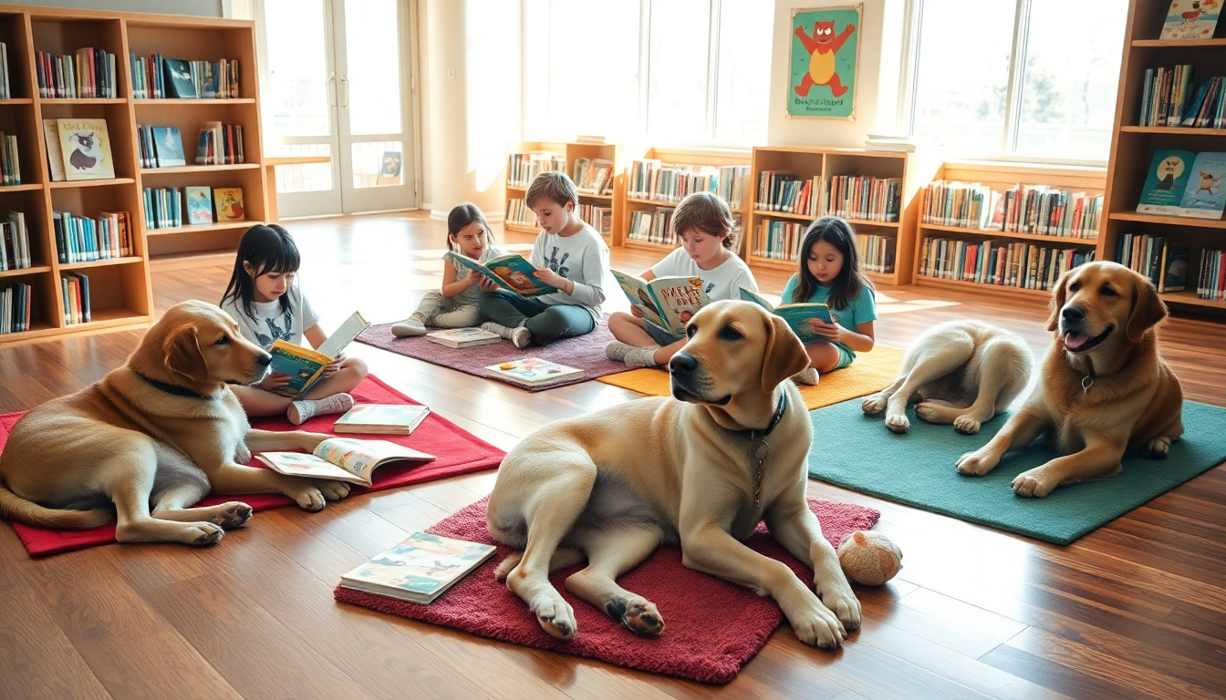 scopri il programma di lettura con i cani per bambini 1752717508