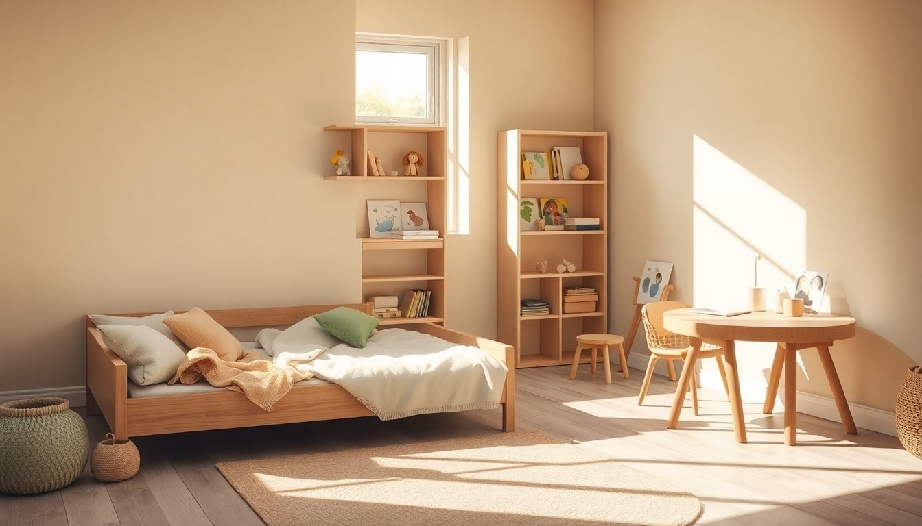 Camerette Montessori: design e sicurezza per i più piccoli