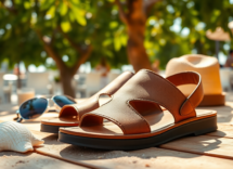 scopri i sandali in pelle dal nabuk al vitello python 1754781573