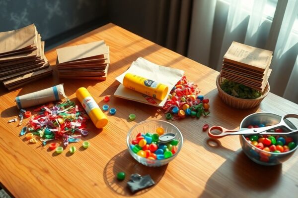 Laboratorio creativo per bambini: riciclo con carta, stoffe e plastica
